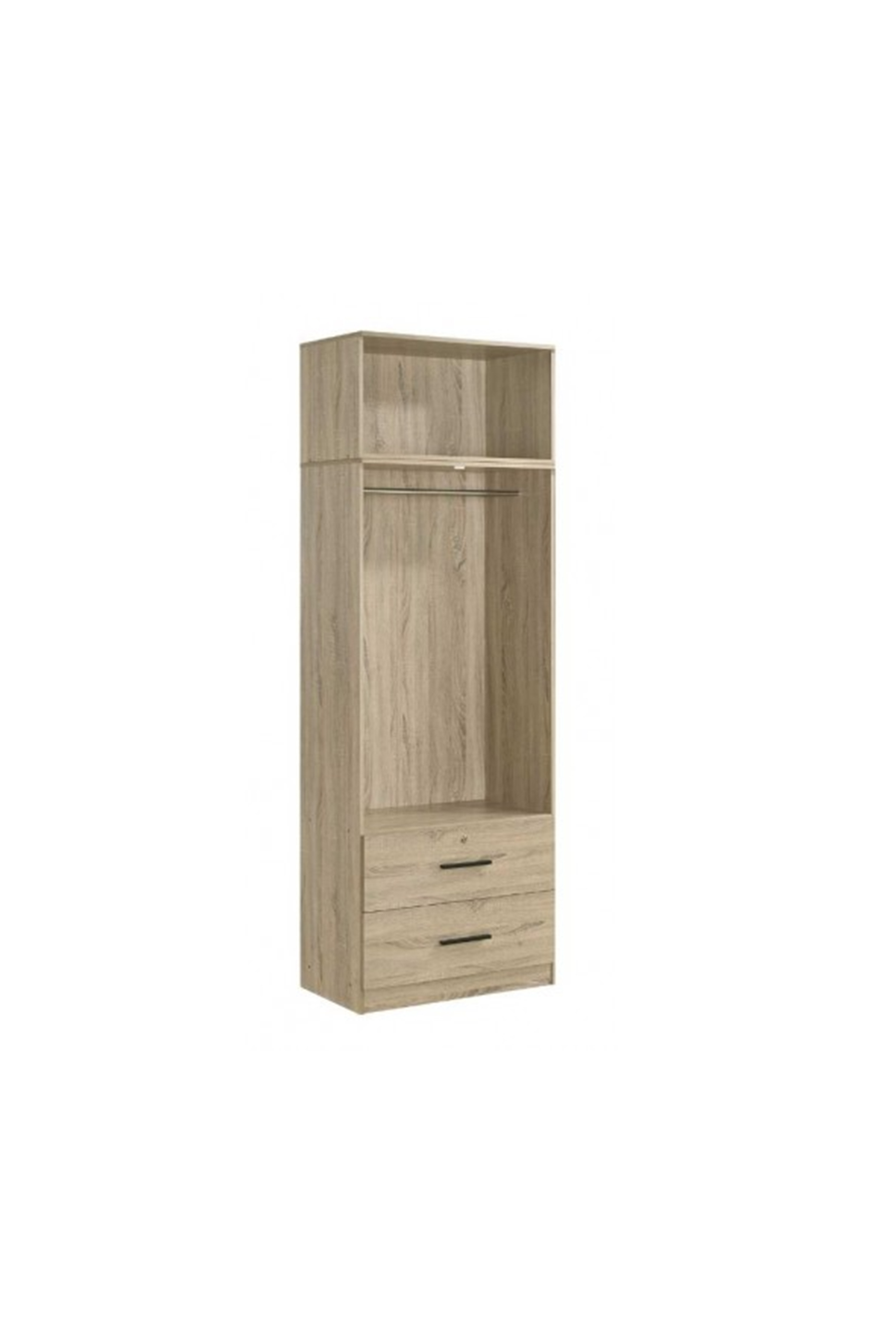 Lucas 2 Door 2 Drawer Wardrobe