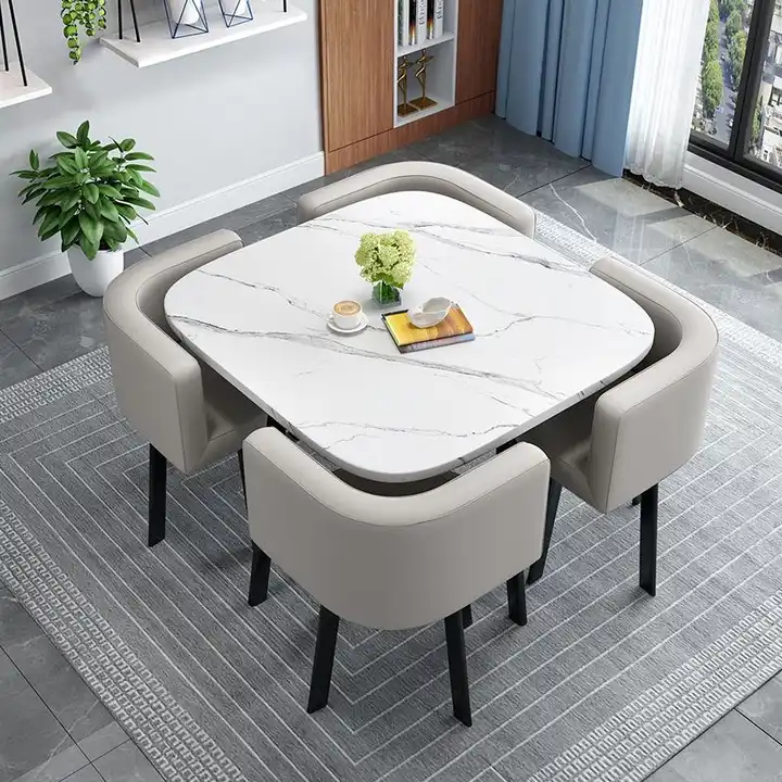 Vigevano Ceramic Top Stowaway Dining Set 