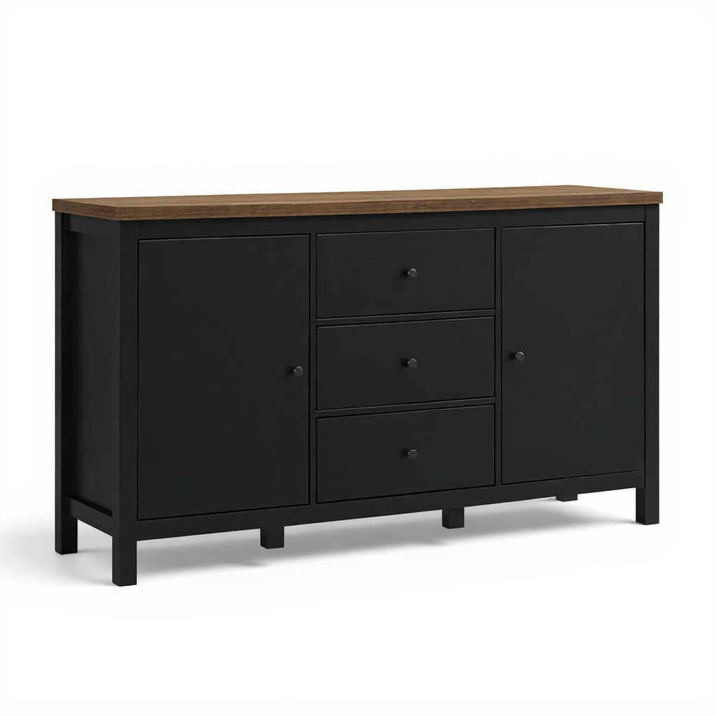 Akara Multipurpose Cabinet (Black)