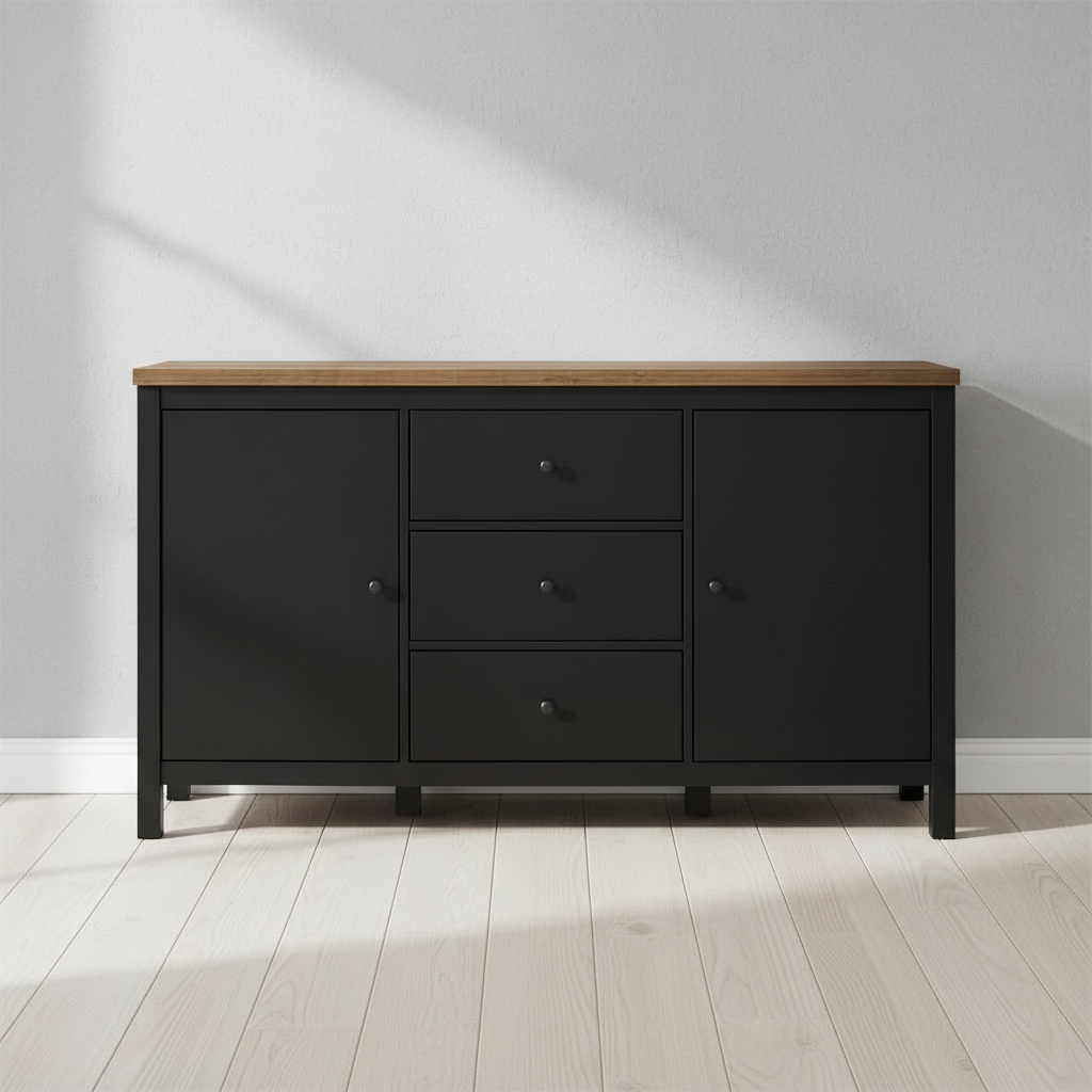 Akara Multipurpose Cabinet (Black)