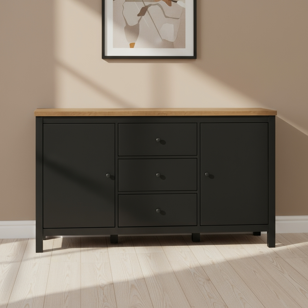 Akara Multipurpose Cabinet (Black)