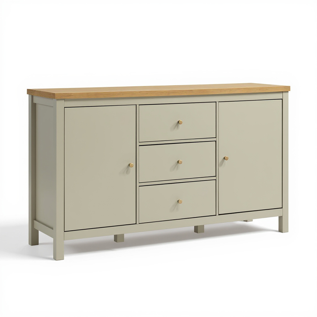 Akara Multipurpose Cabinet  (Light Grey)