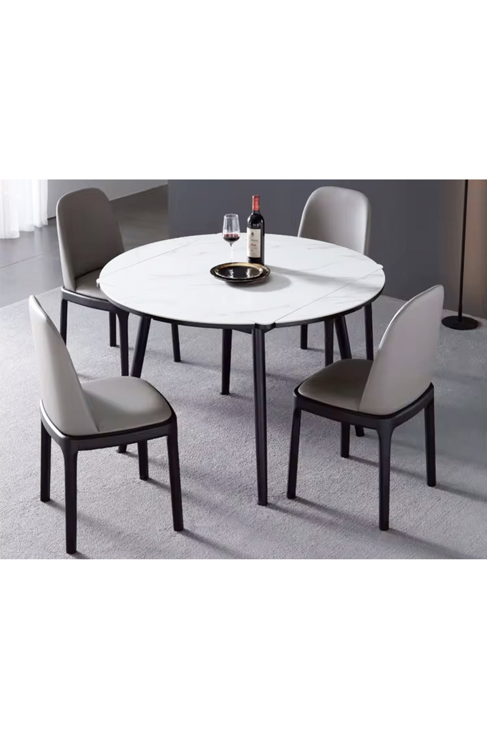 Amiterno Extendable Dining Table - Side to Extend