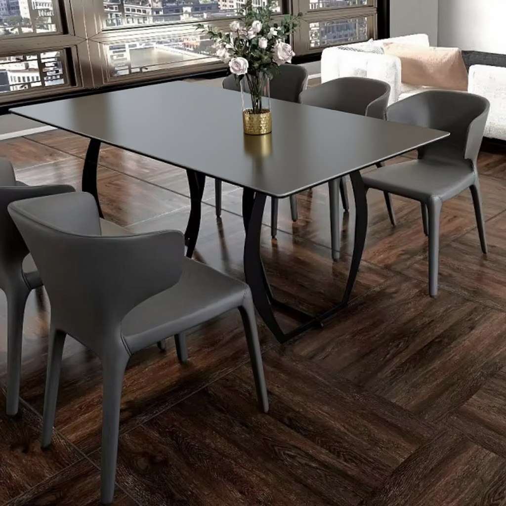 Arezzo Black Leg Dining Table