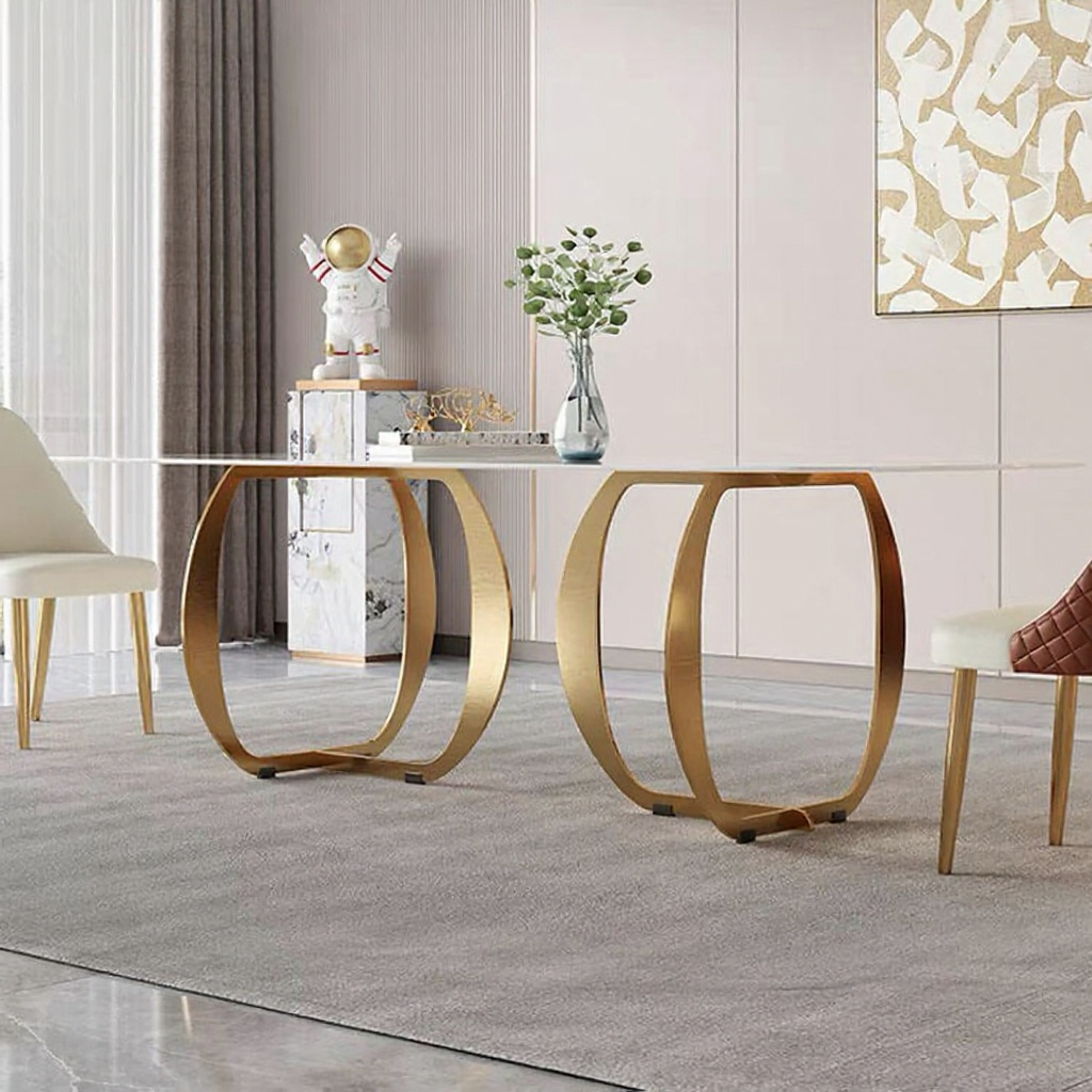 Arezzo Gold Dining Table