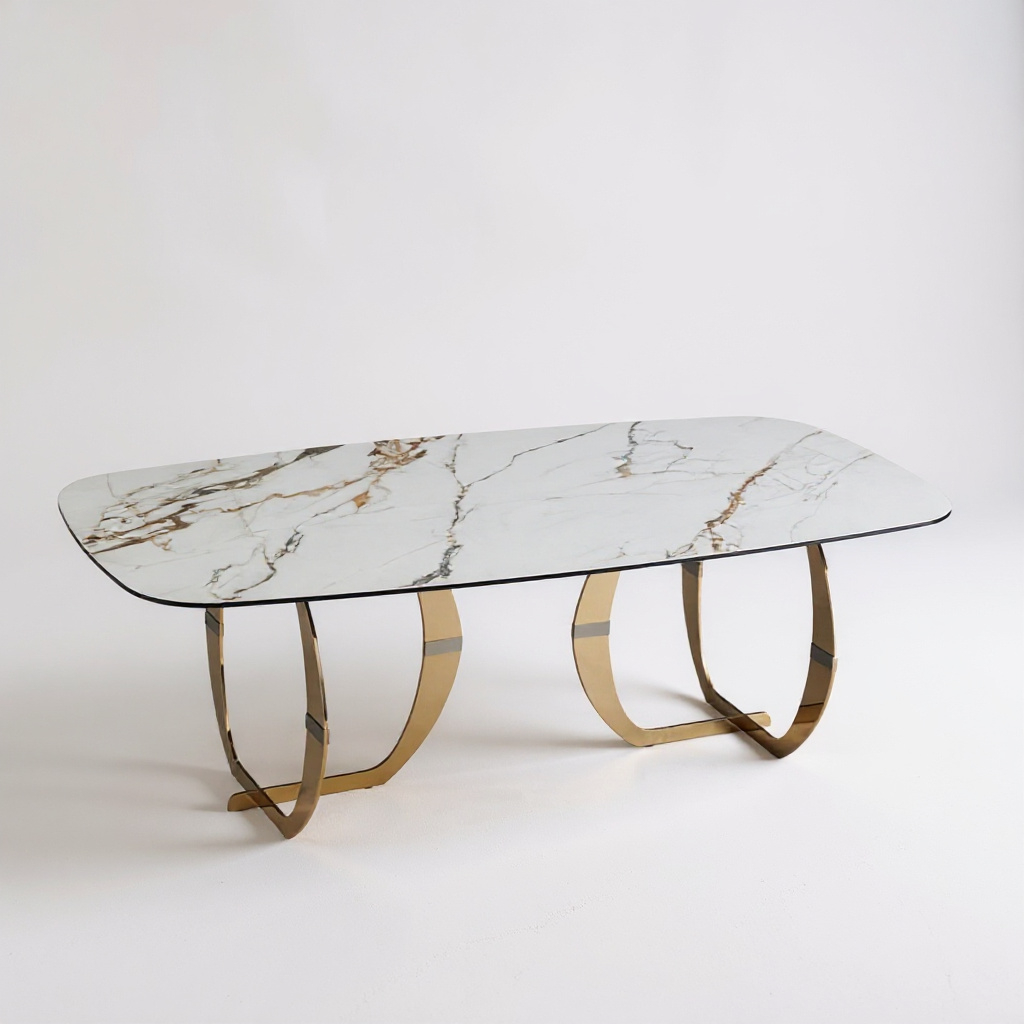 Arezzo Gold Dining Table