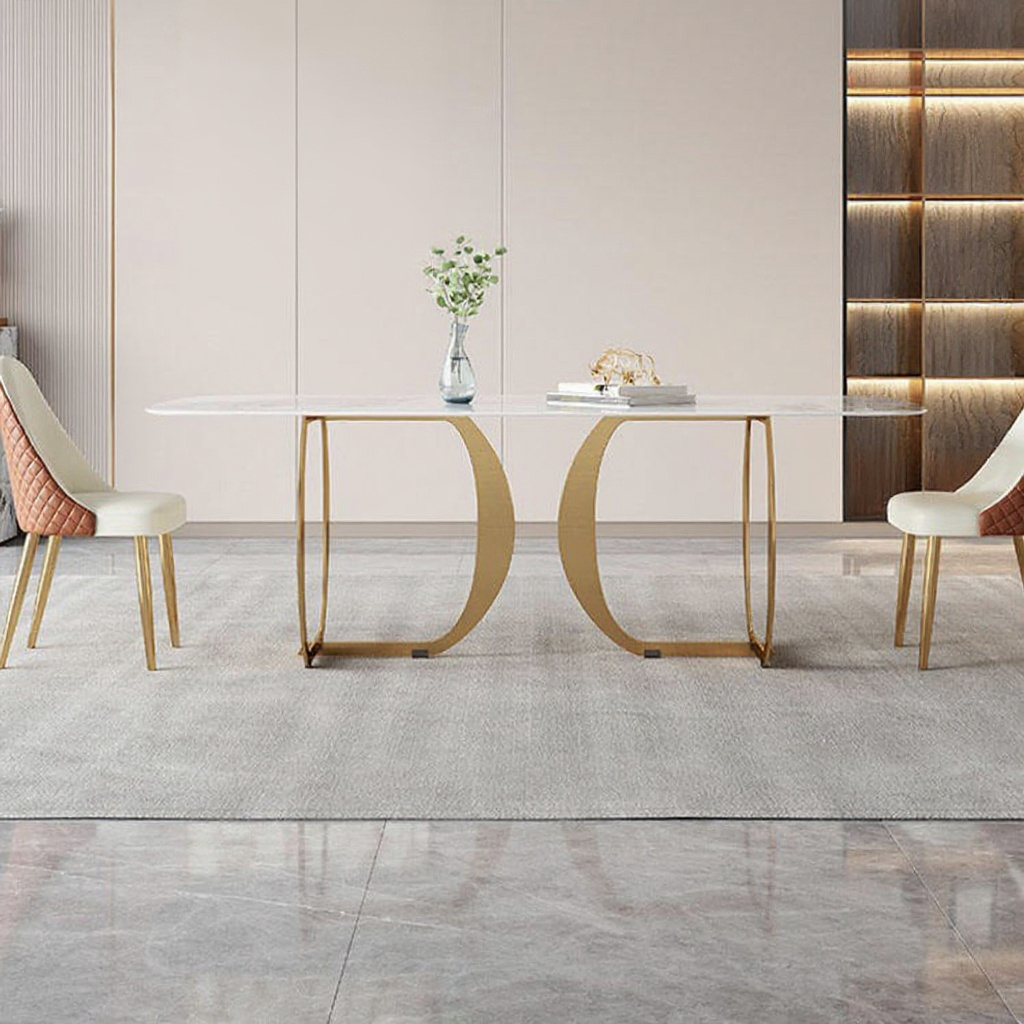 Arezzo Gold Dining Table