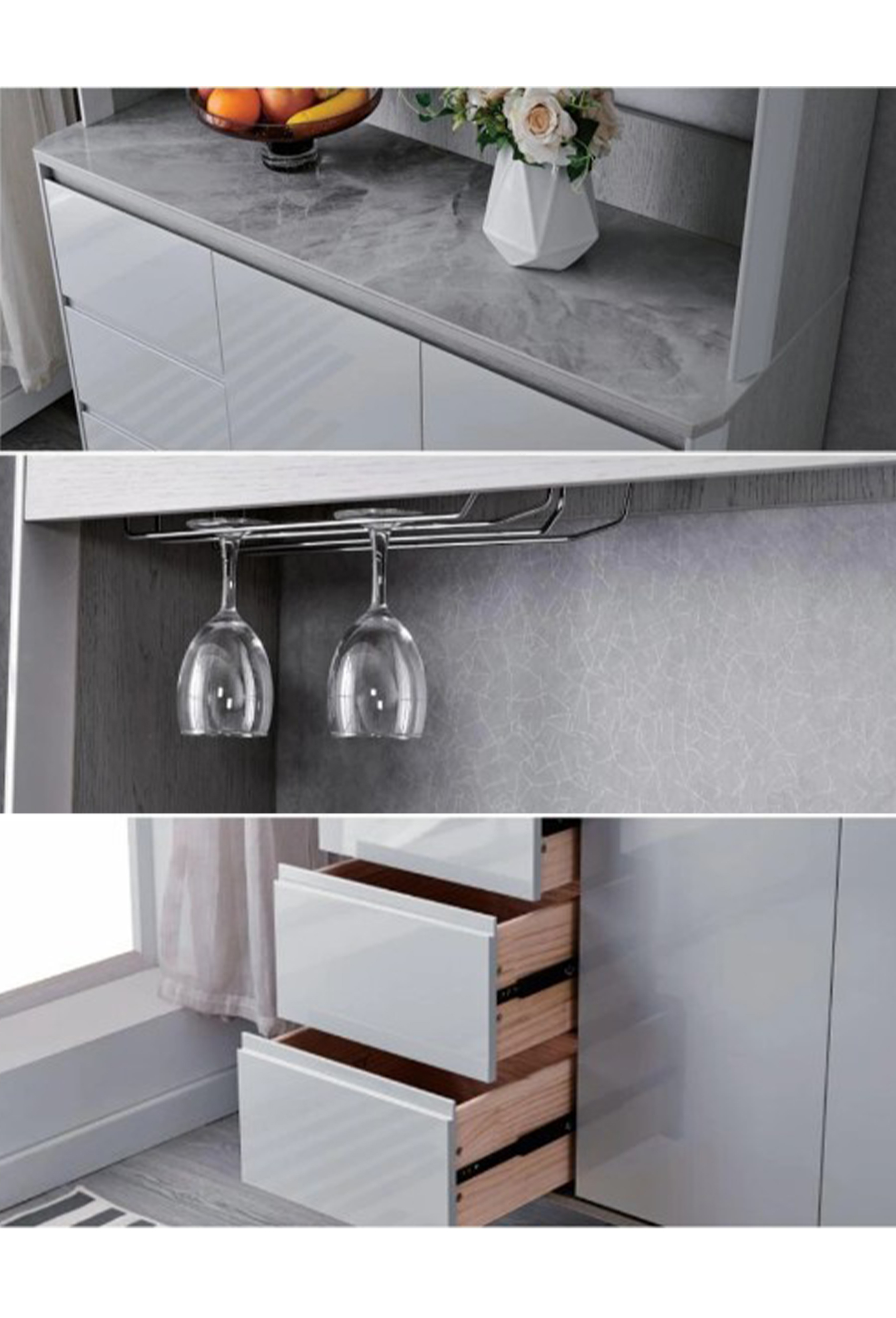 Aron 120cm Kitchen Cabinet