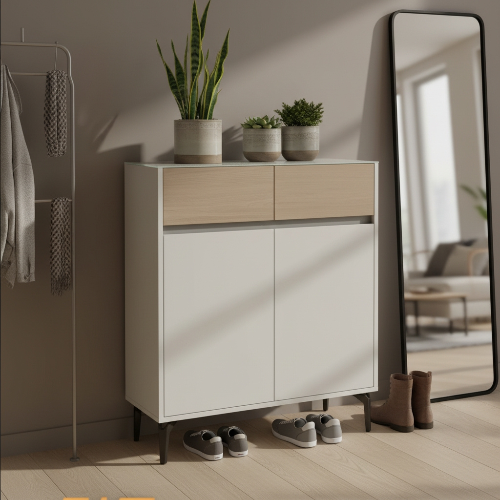 Ava 2 Door Shoe Cabinet
