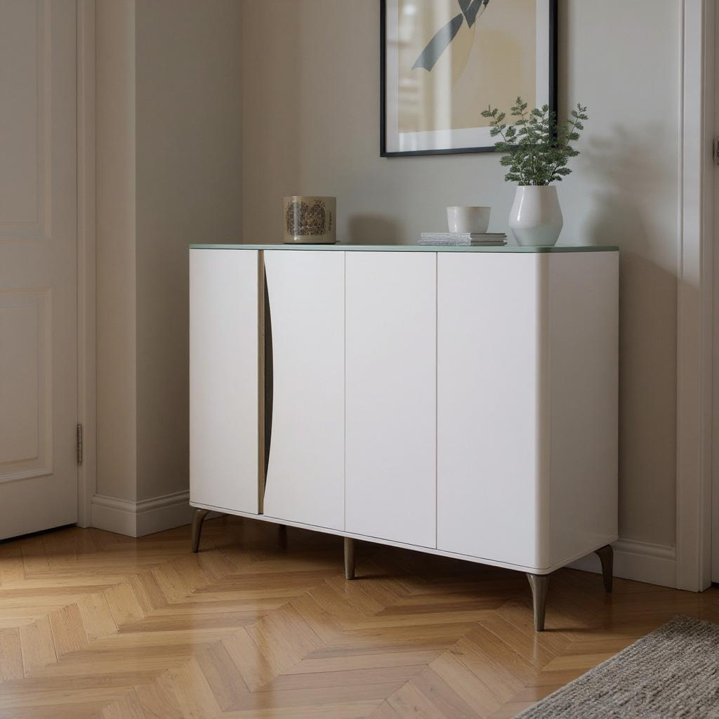 Brunella 4 Door Shoe Cabinet