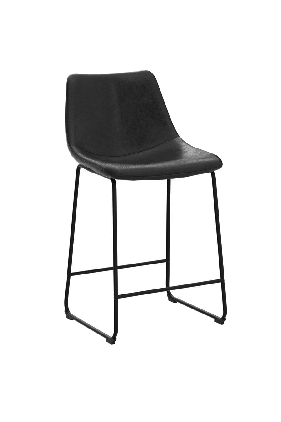 Barton Leather Bar Chair