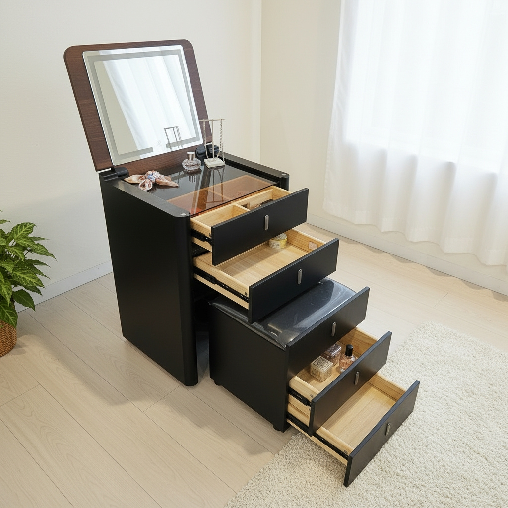 Bianca Dressing Table Black