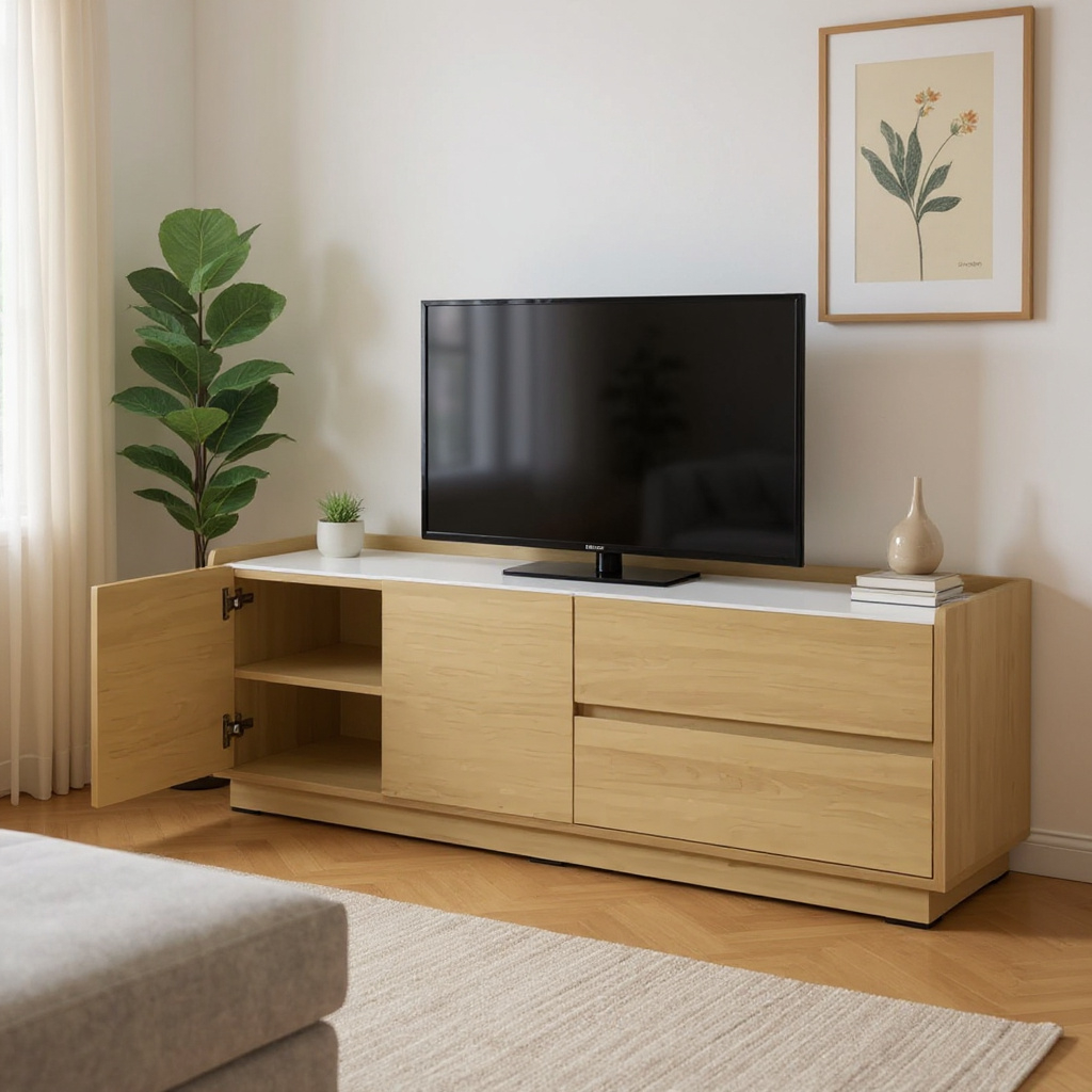 Capri 4.5FT TV Console