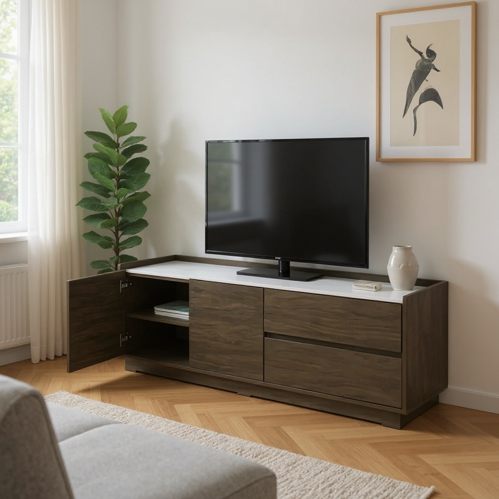 Capri 4.5FT TV Console