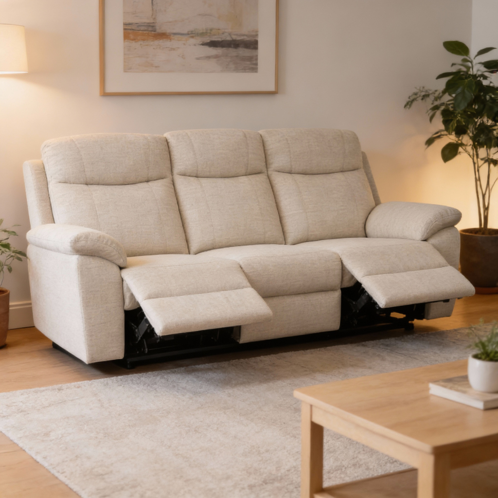 Catherine 3 Seater Recliner Sofa (Pet Friendly Fabric)
