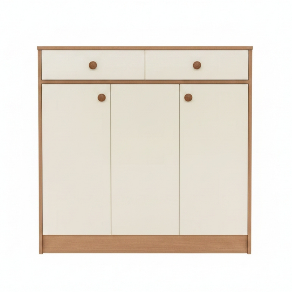 Carlo 3 Door 2 Drawer Shoe Cabinet