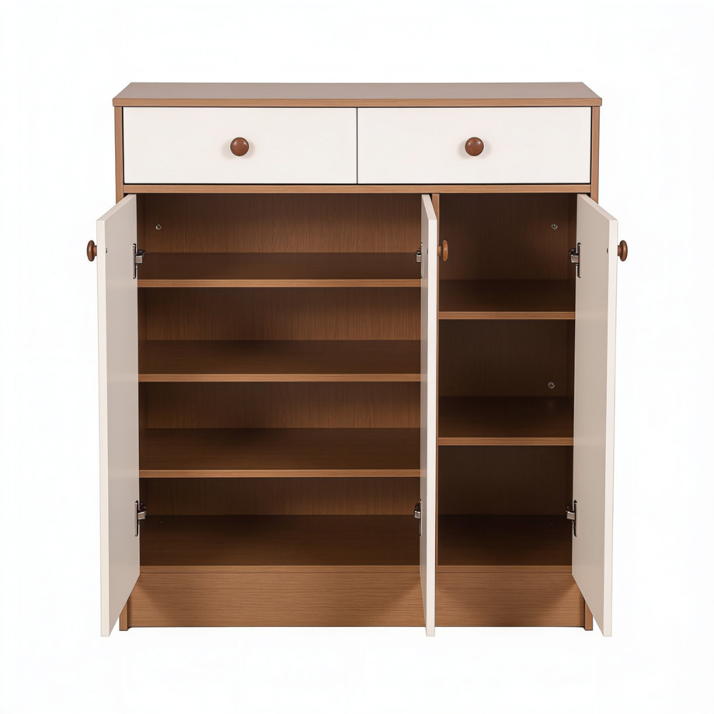 Carlo 3 Door 2 Drawer Shoe Cabinet