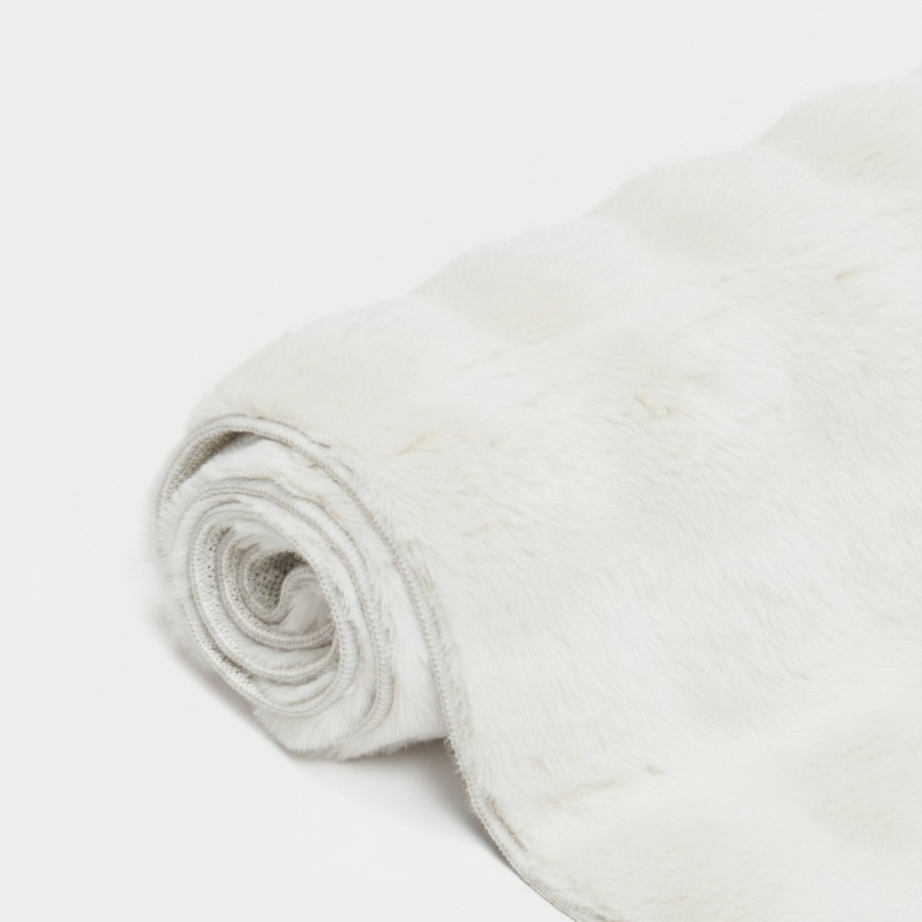 Cascade Textured Faux Fur Area Rug - Wave Shag Carpet