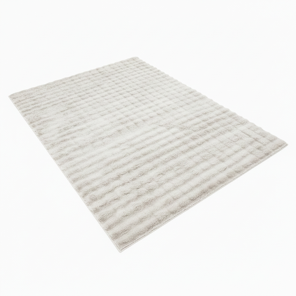 Cascade Textured Faux Fur Area Rug - Wave Shag Carpet