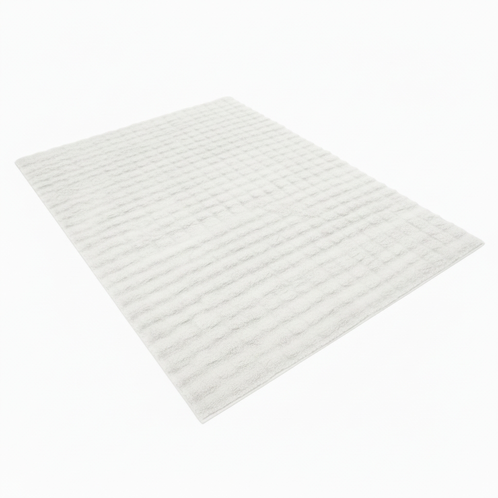 Cascade Textured Faux Fur Area Rug - Wave Shag Carpet