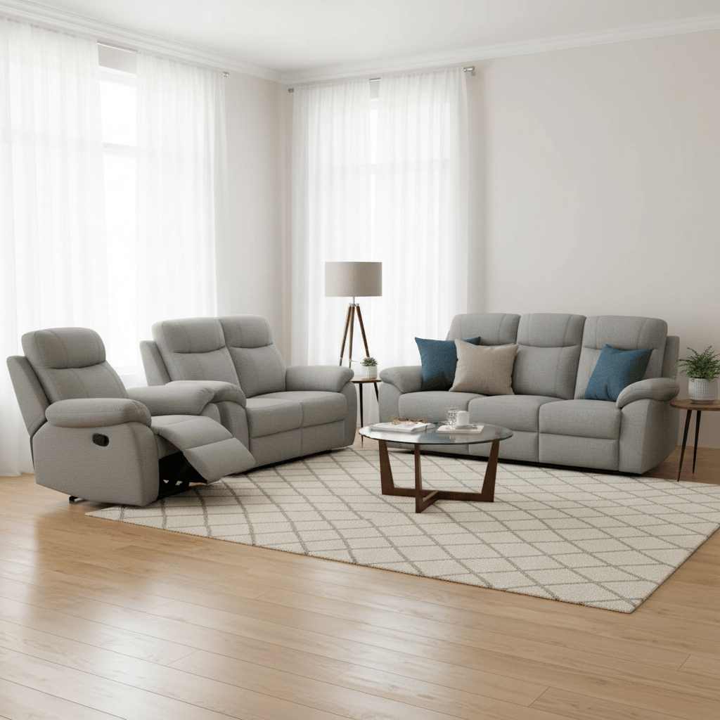 Catherine 3 Seater Recliner Sofa (Pet Friendly Fabric)