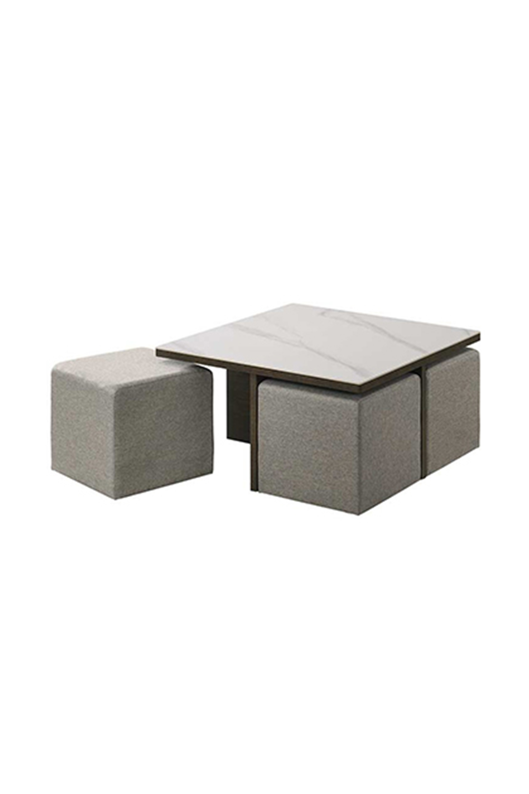 Capri Coffee Table + 4 Stool 
