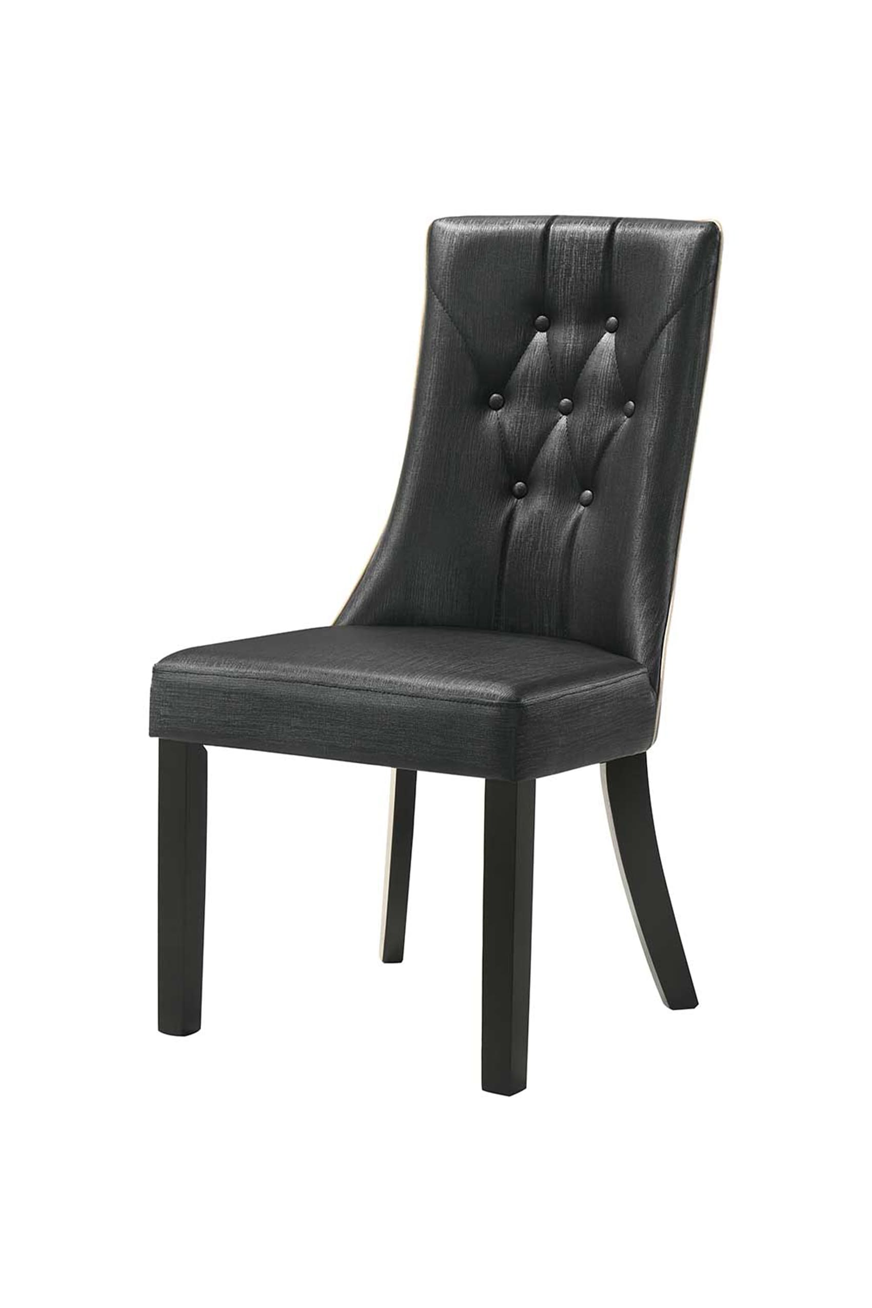 Affermo Dining Table + 6 Comune Leather Dining Chairs