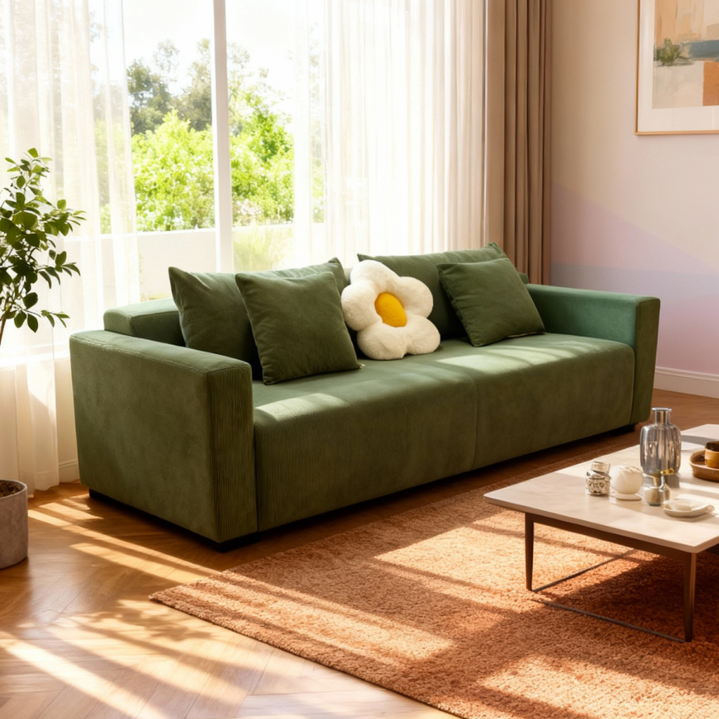 Daria 3 Seater Fabric Sofa