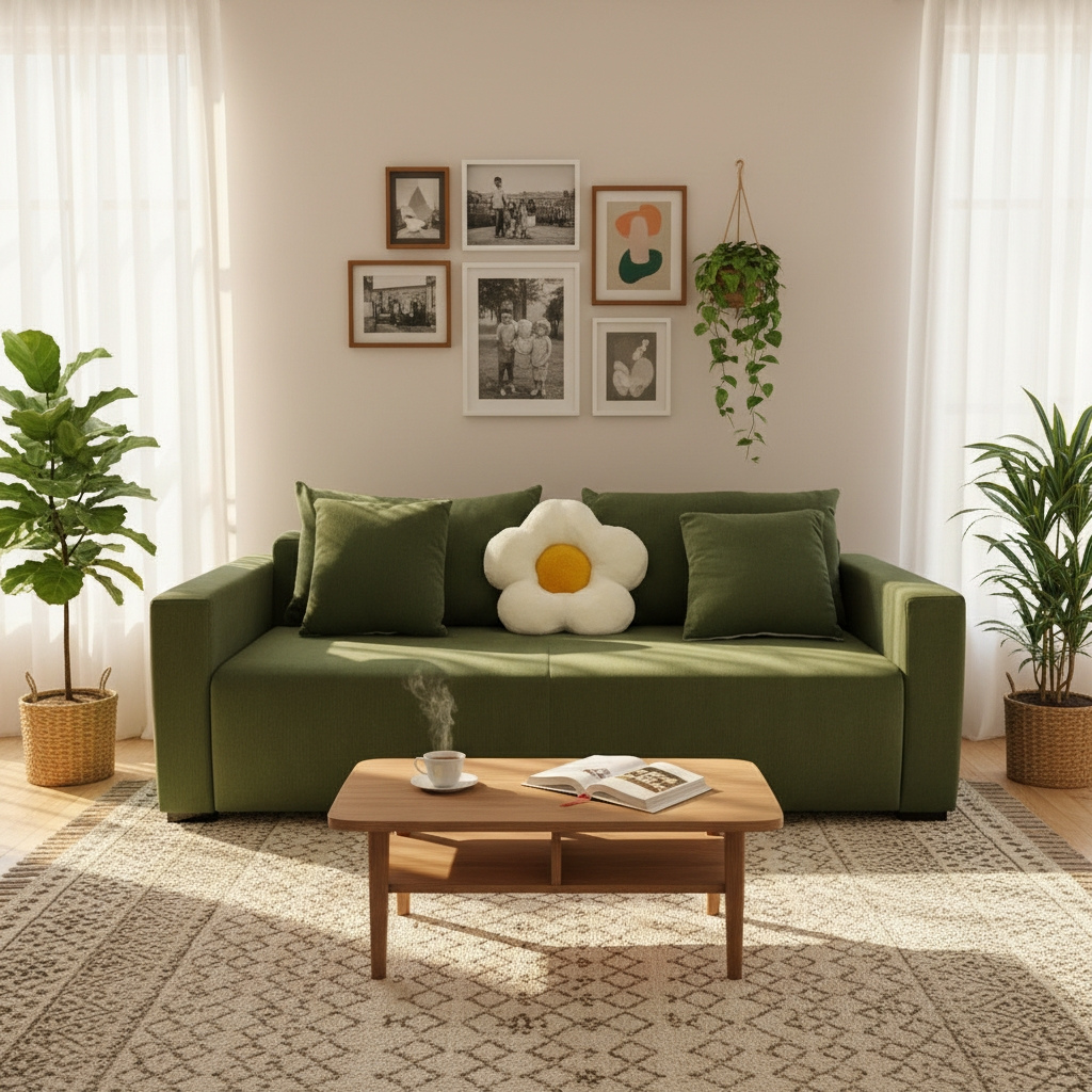 Daria 3 Seater Fabric Sofa