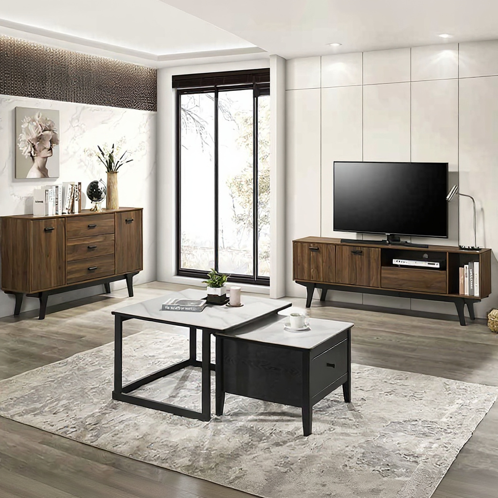 Edda Multipurpose Cabinet (Columbia Nut)