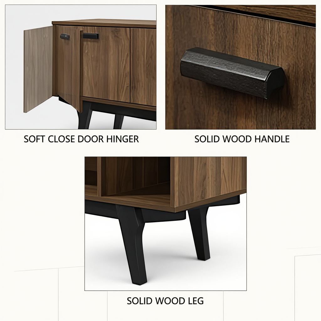 Edda TV Console (Honey Maple)