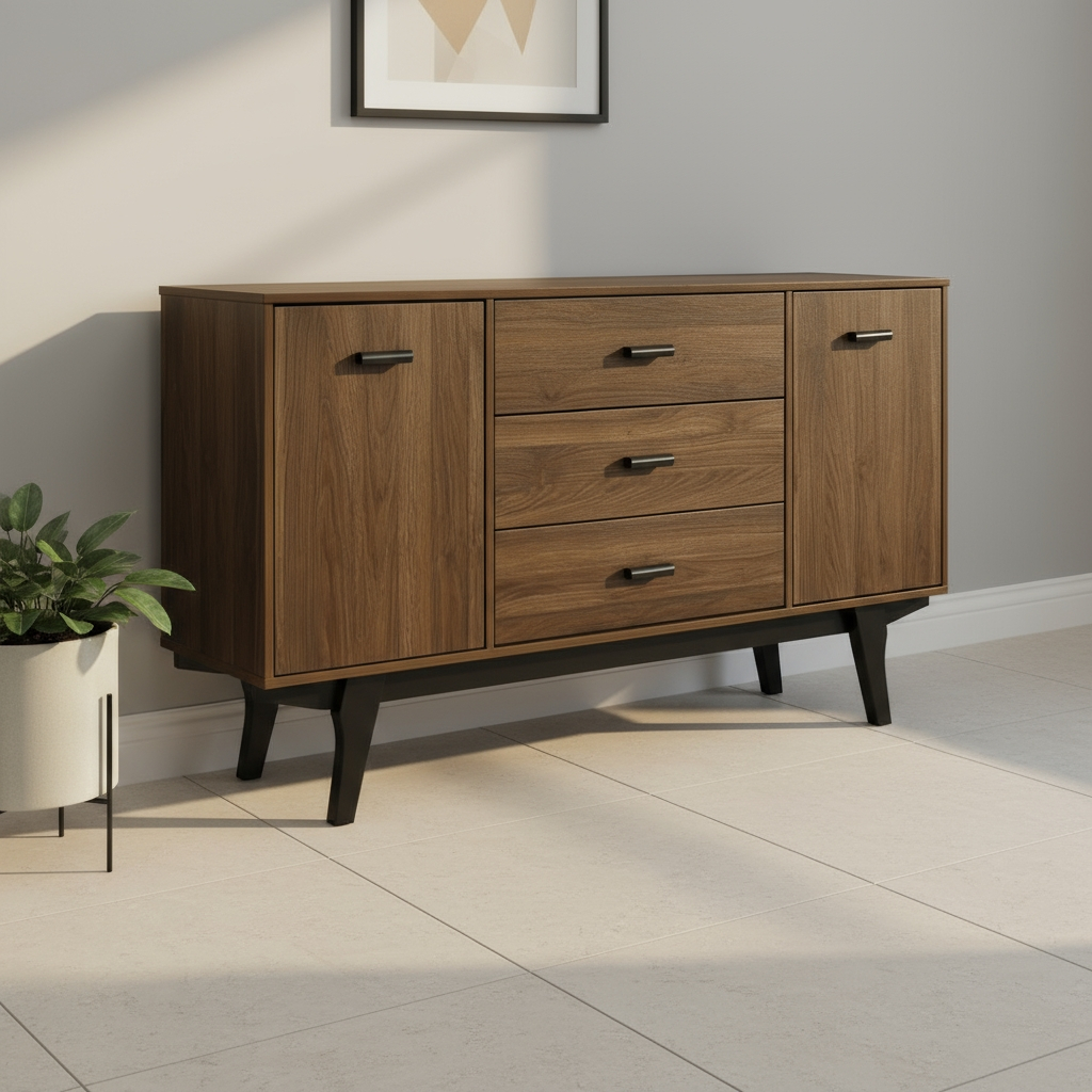 Edda Multipurpose Cabinet (Columbia Nut)