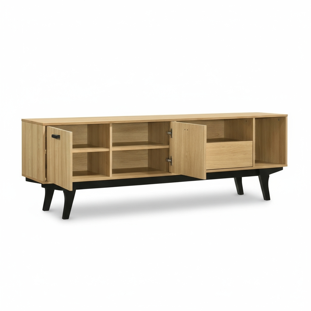 Edda TV Console (Honey Maple)