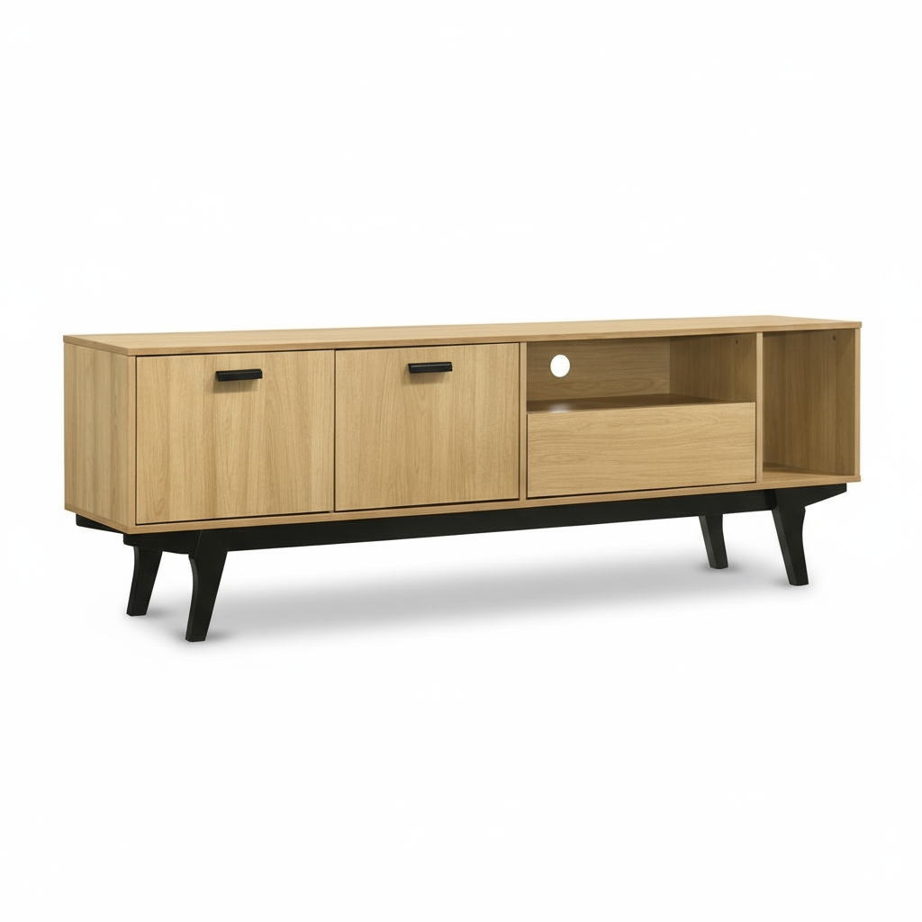Edda TV Console (Honey Maple)