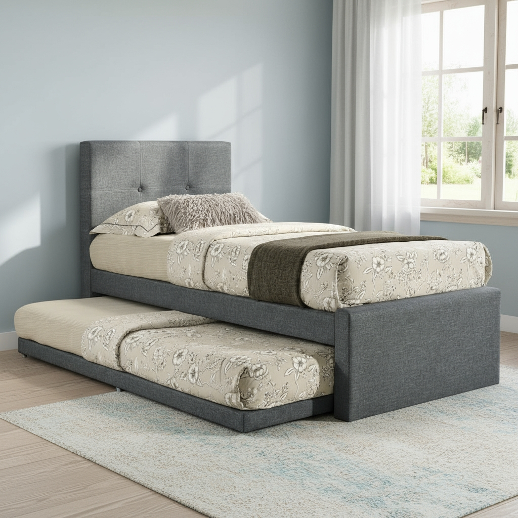 Essential  2 in 1 Fabric Pull Out Bed Frame