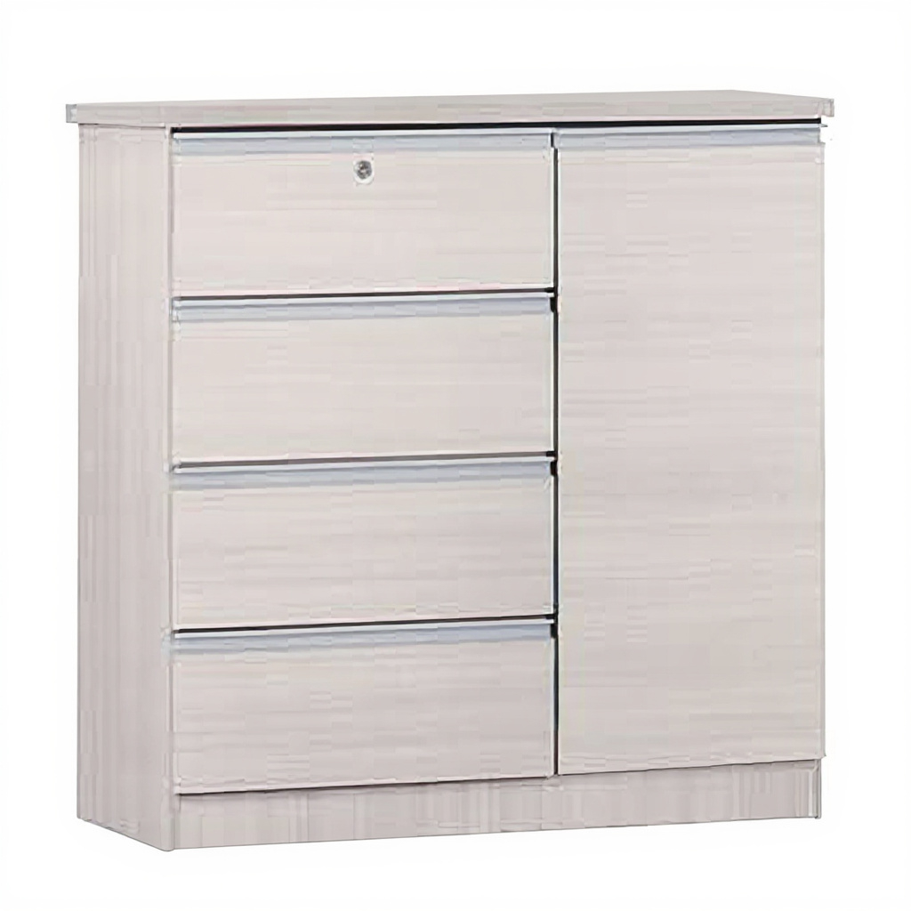 Essential 4 Drawer Cabinet (White)