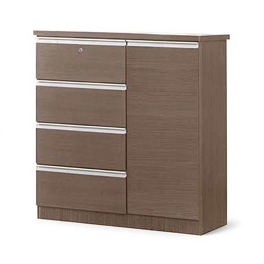 Essential 4 Drawer Cabinet (Brown)