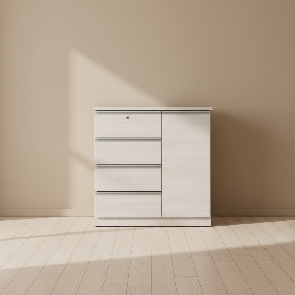 Essential 4 Drawer Cabinet (White)