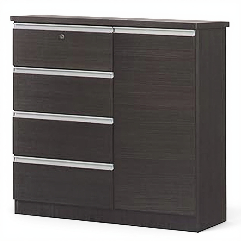Essential 4 Drawer Cabinet (Black)