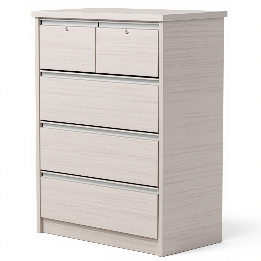 Essential 5 Drawer Cabinet (White)
