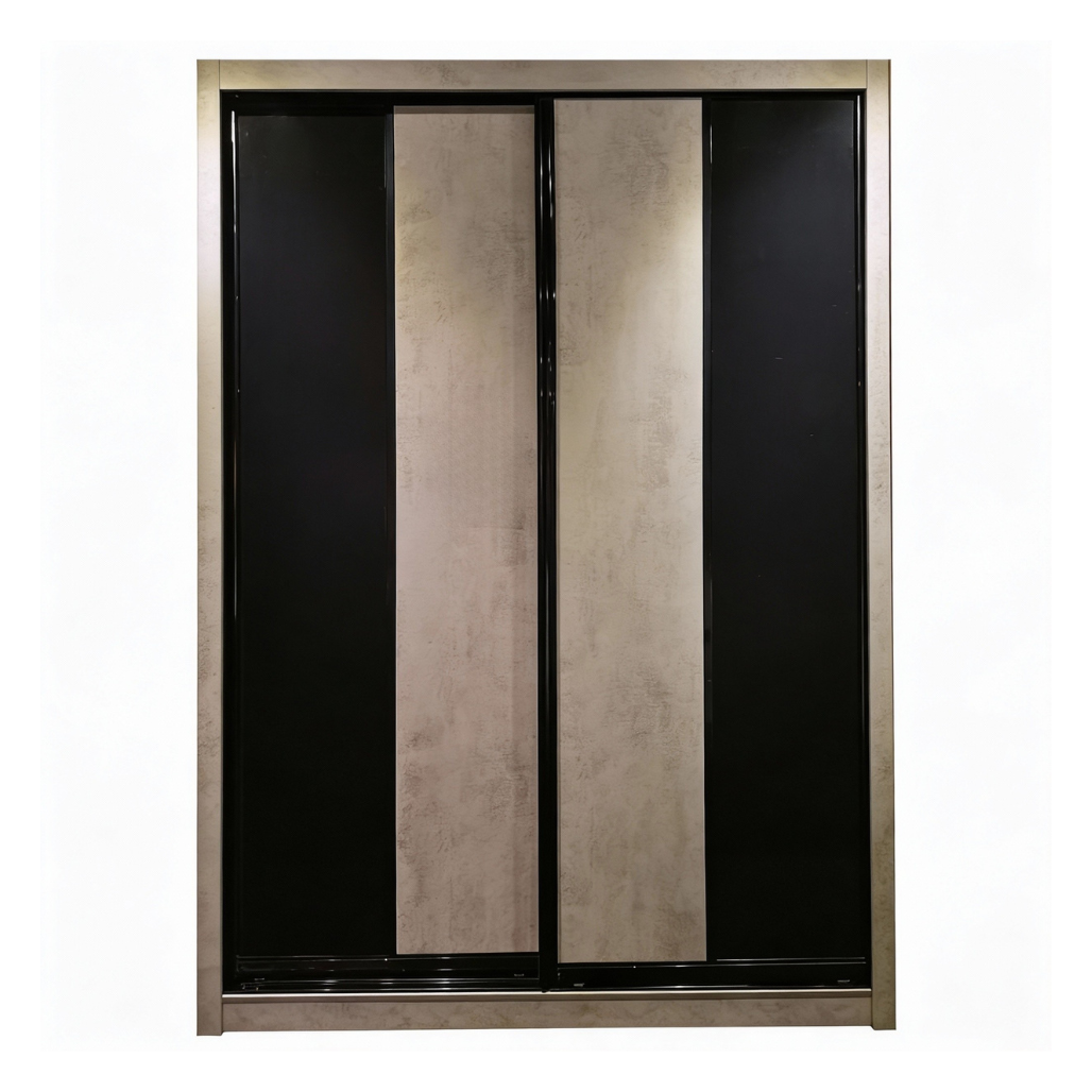 Elena 5ft Sliding Door Wardrobe Grey