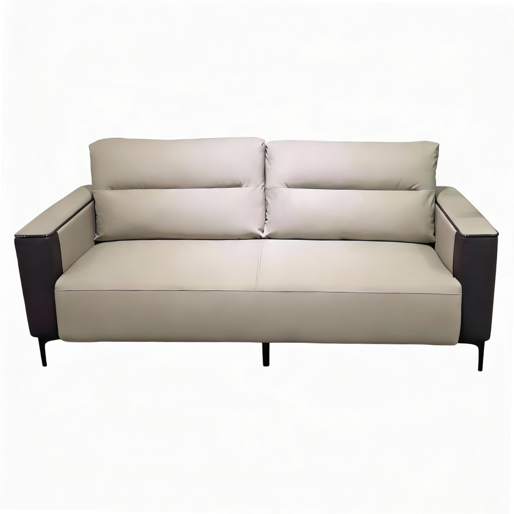 Elio 3 Seater Leather Sofa