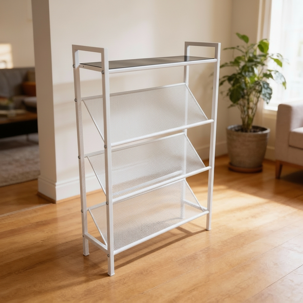 Enzo Metal Shoe Rack