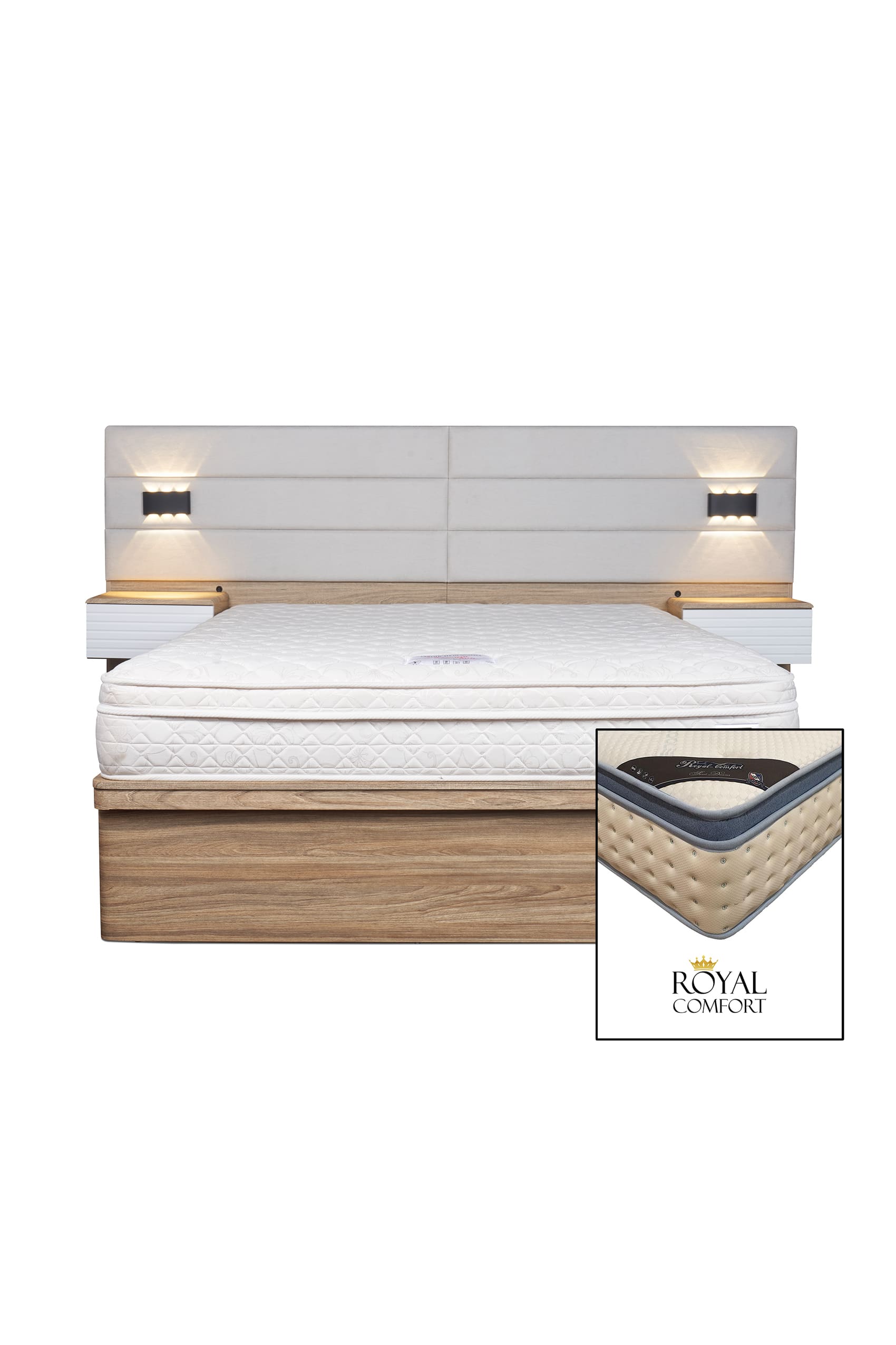 Esperia Storage Bed Frame + Royal Comfort (T5-219)