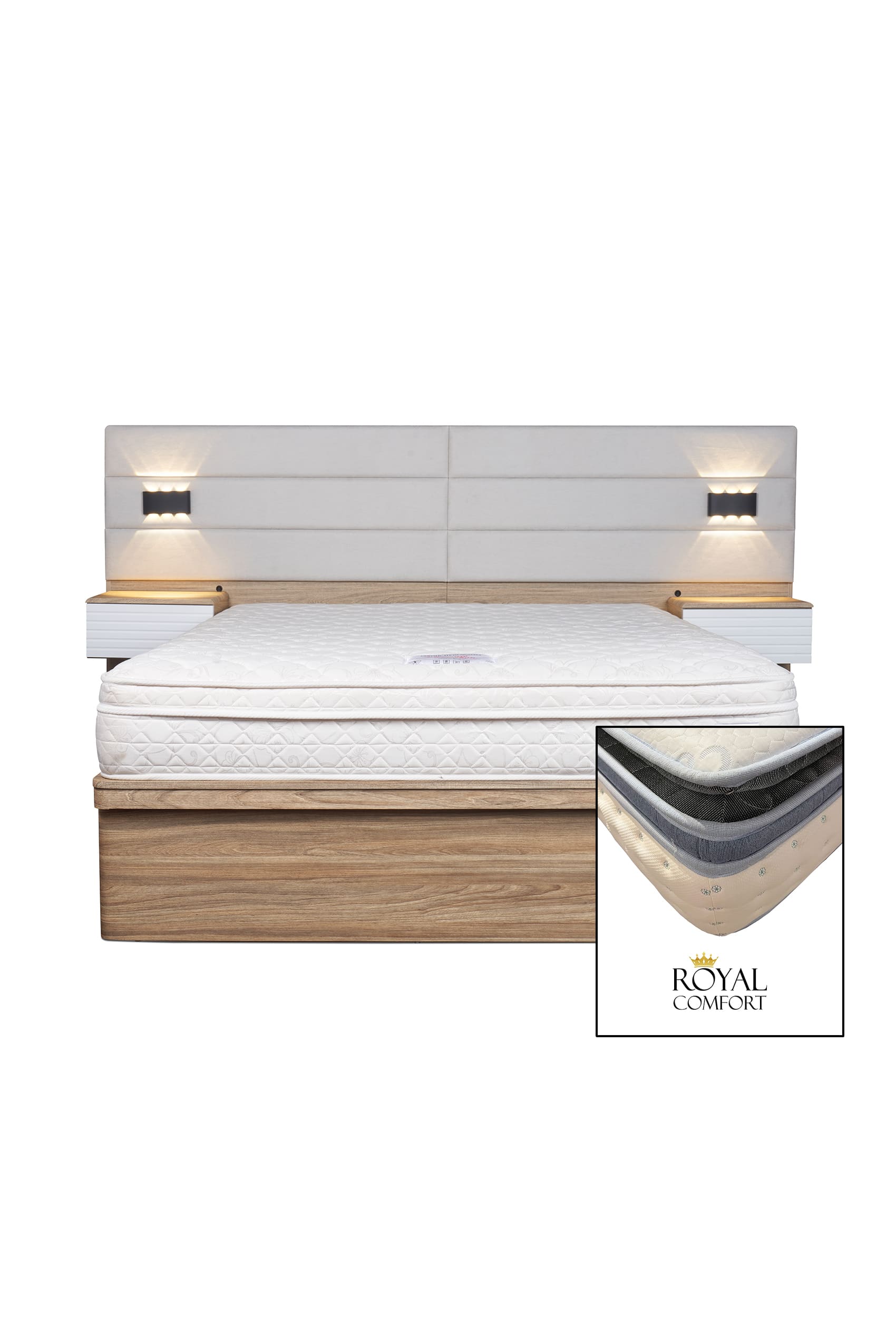 Esperia Storage Bed Frame + Royal Comfort (T5-998)