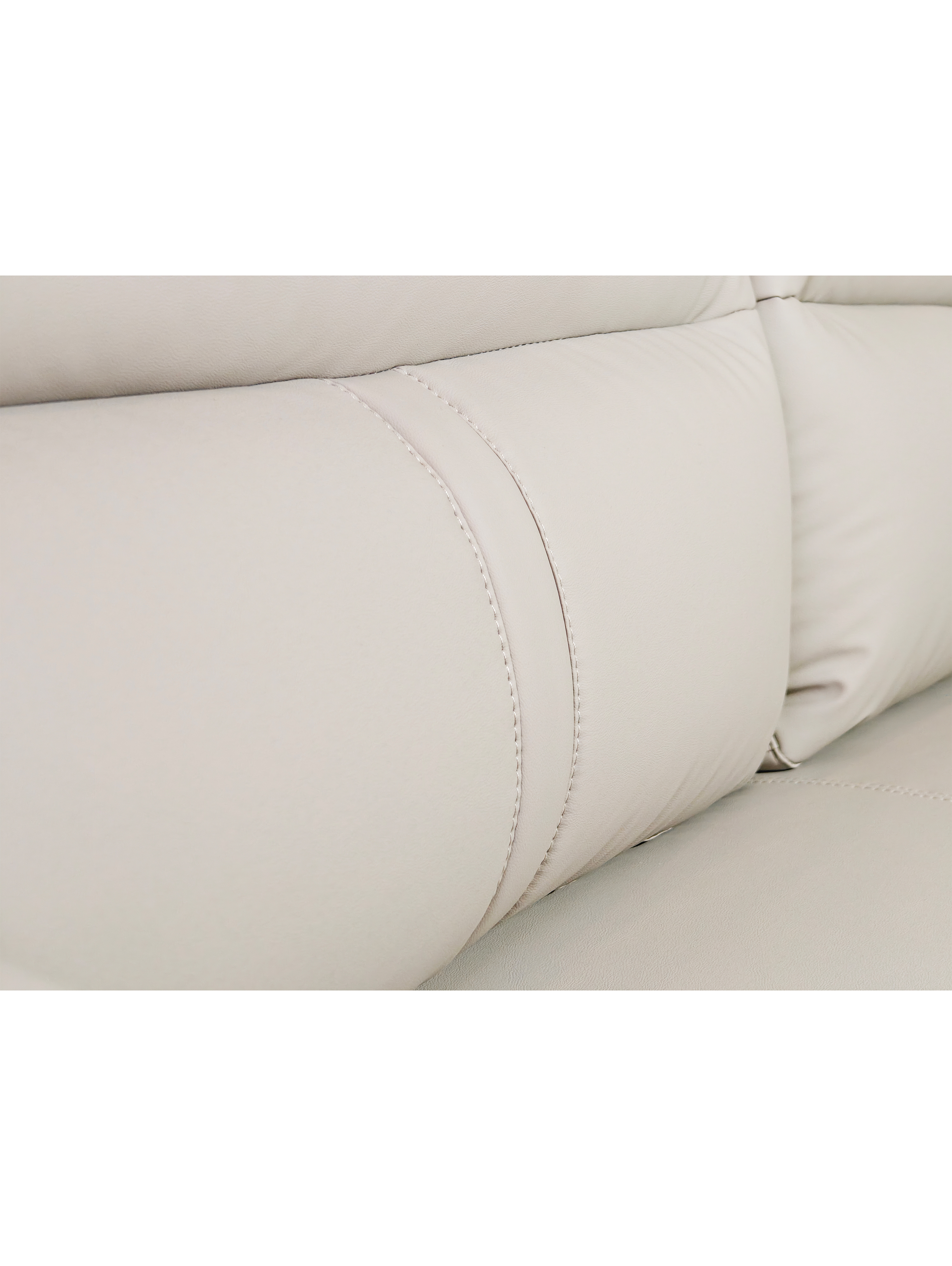 Ezra Two Tone Leather Sofa