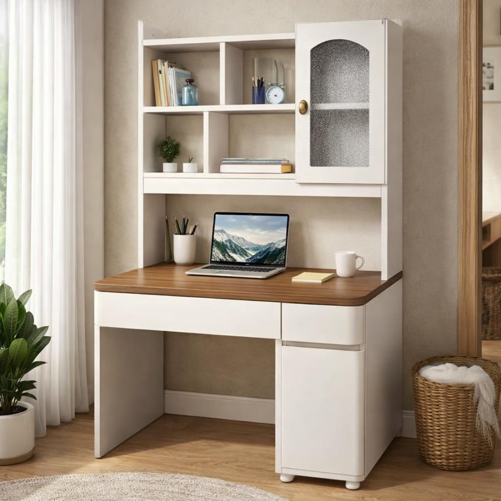Felix Study Table With Bookshelf