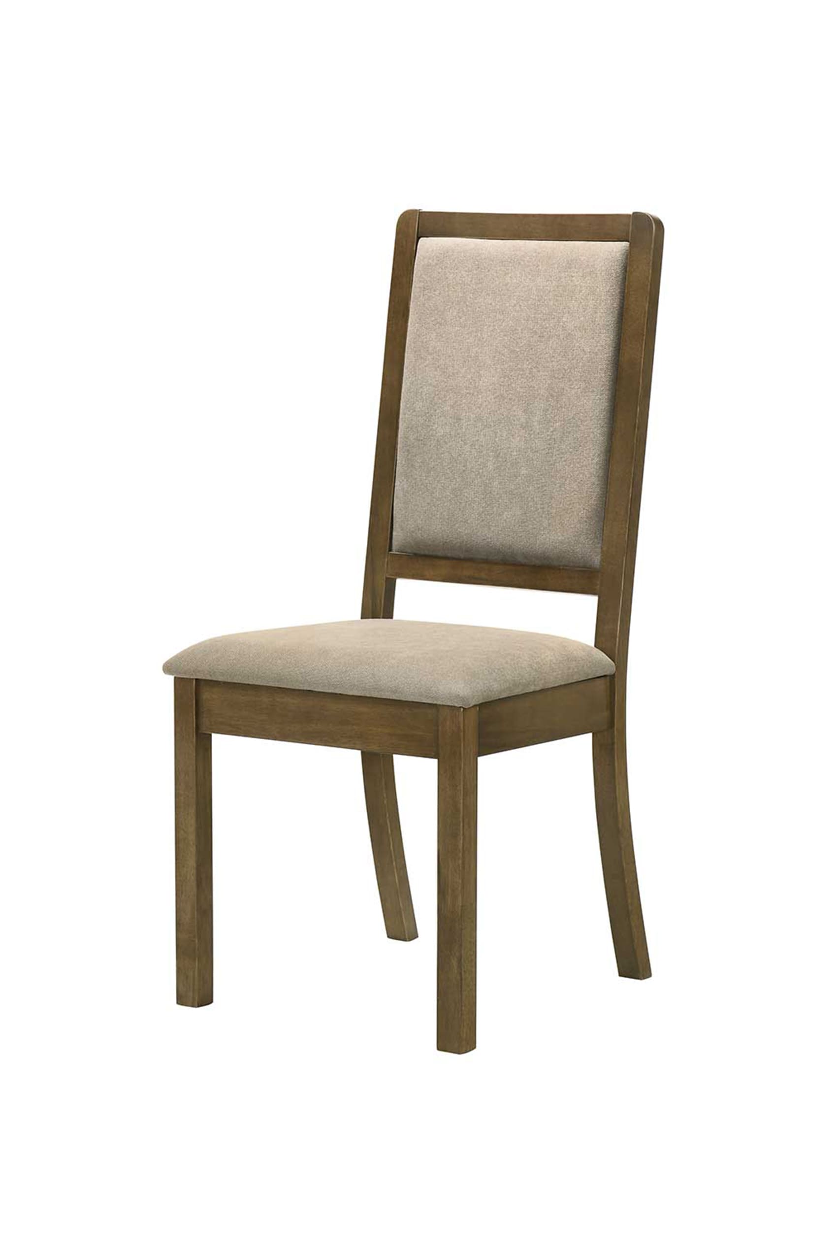 Affermo Dining Table + 6 Forio Fabric Dining Chairs