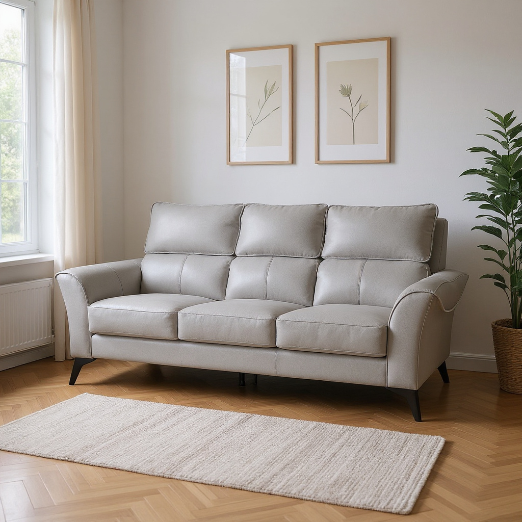 Gatto Sofa with High Backrest