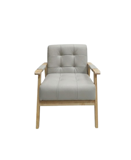 Retro Leather Sofa - Thefurniture.com.sg